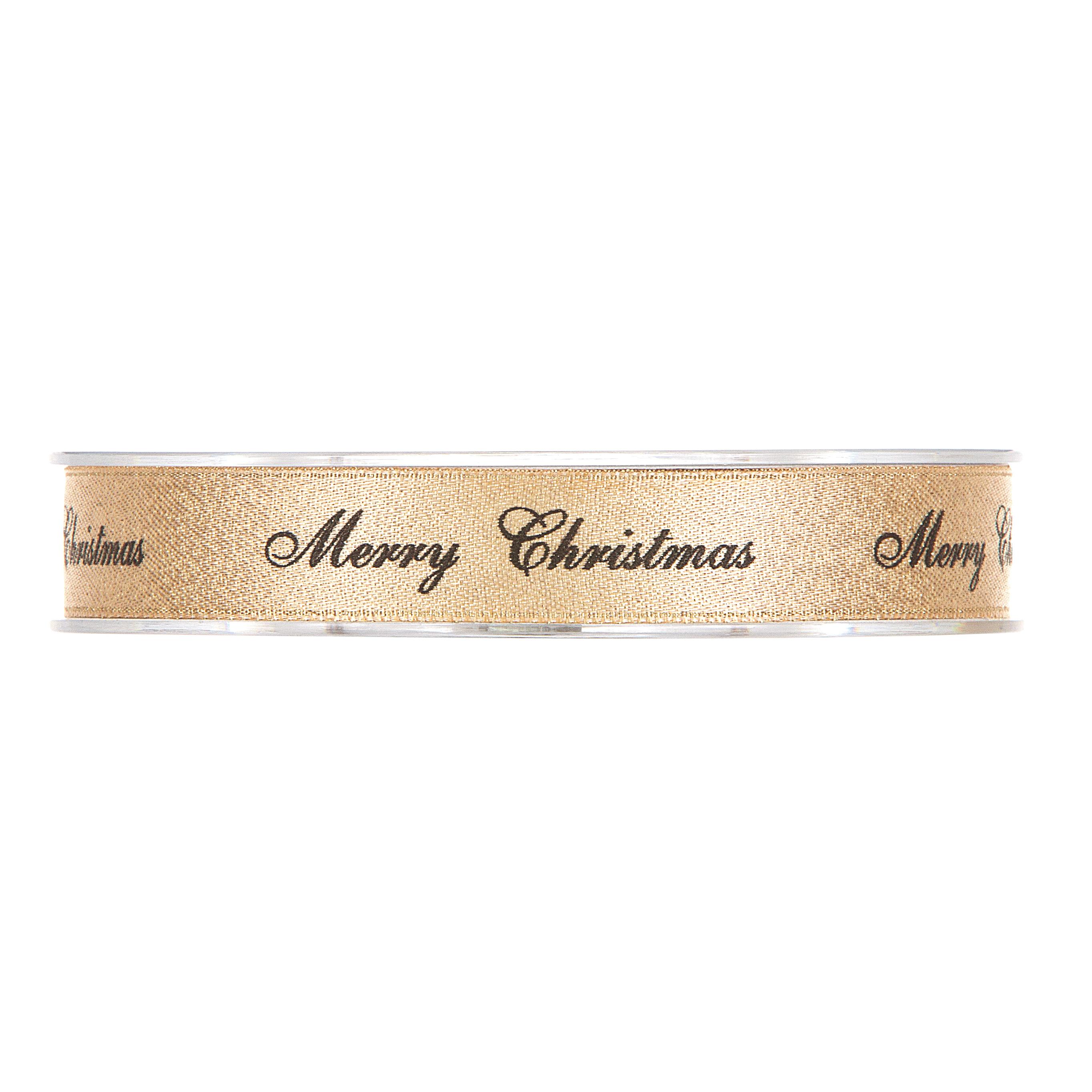 NASTRO FREDERIK MERRY CHR. 15MM.25MT. ORO