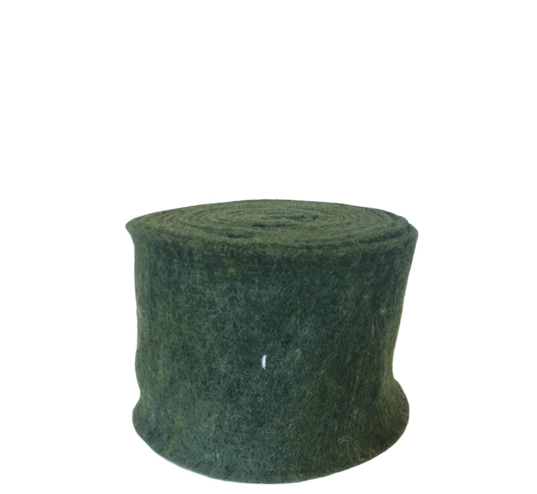 LANA H.15CM.X5MT. VERDE PINO GU53