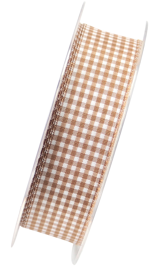VICHY 25MM.20MT. NOCCIOLA