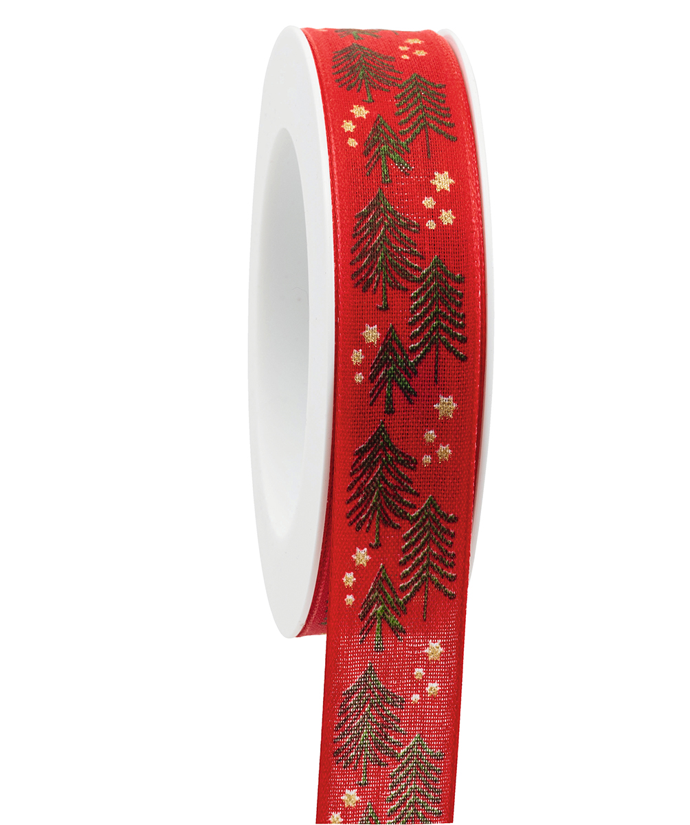 NASTRO ROSSO C/ABETE 25MM. 18MT.
