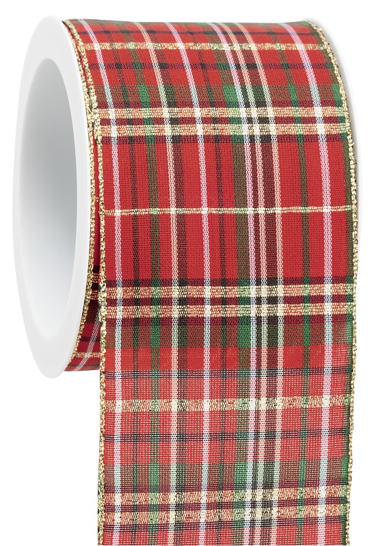 NASTRO SCOTS RIBBON 60MM. 25MT.RED