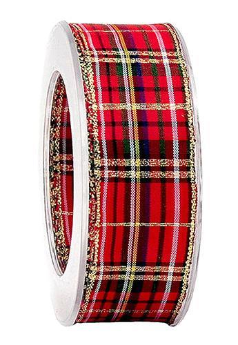 NASTRO SCOTS RIBBON 40MM. 25MT.RED