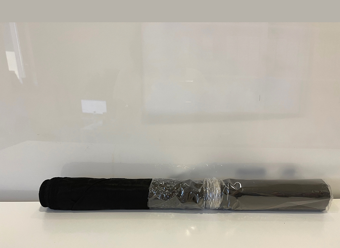 ROLLO ORGANZA 48CM. 10YD NERO
