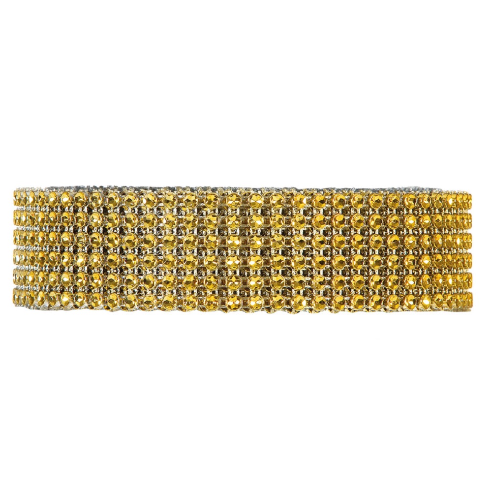NASTRO MONILE 3CM. 9MT. 6LINEE GOLD