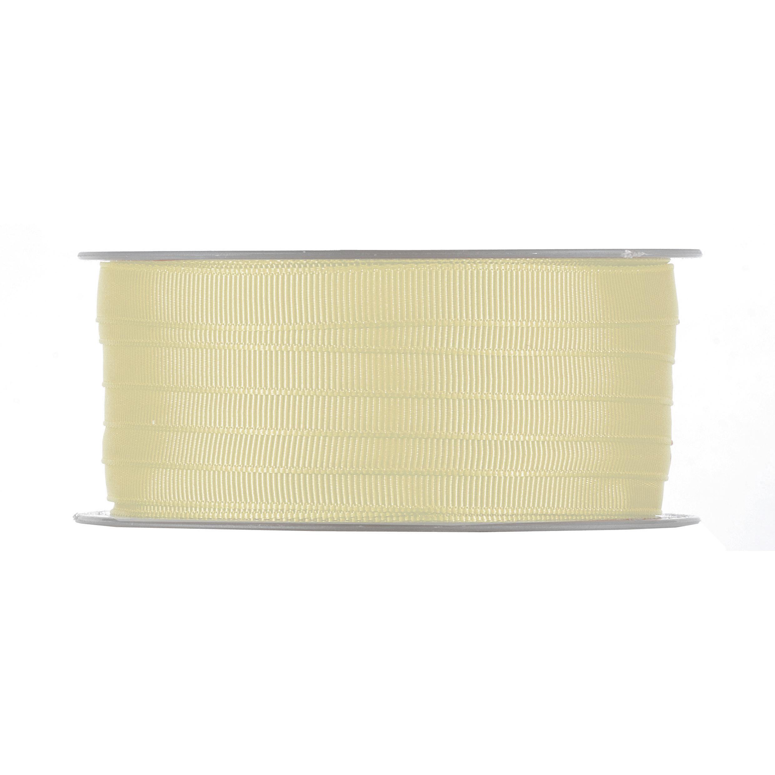 NASTRO GROS GRAIN 5MM. 100MT.CREAM