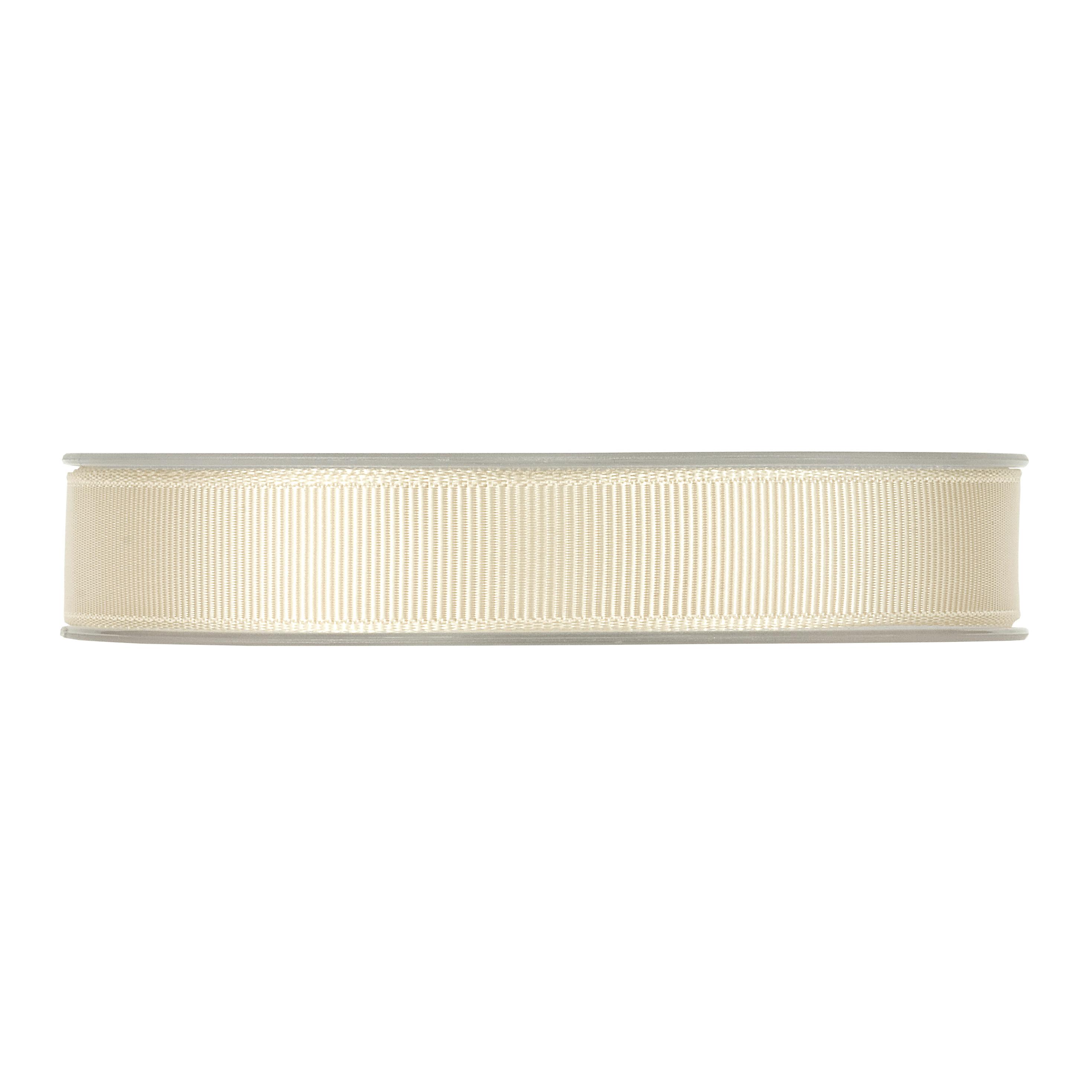 NASTRO GROS GRAIN 15MM. 20MT.CREAM