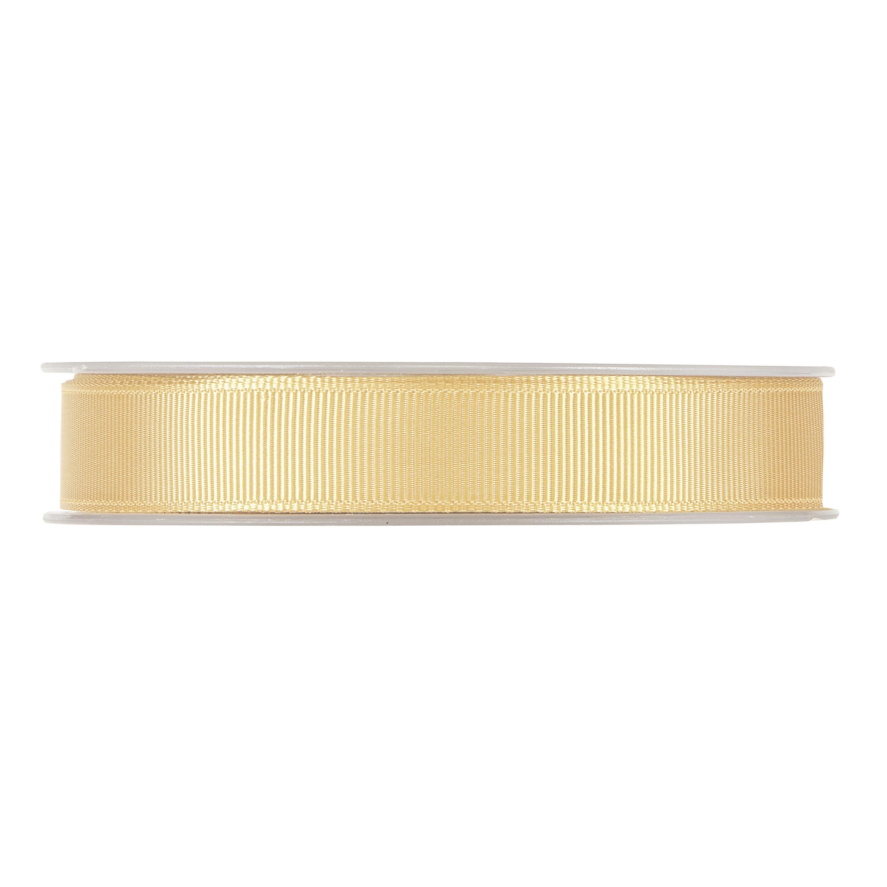 NASTRO GROS GRAIN 15MM. 20MT.LT YELLOW