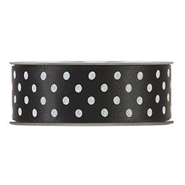 NASTRO POIS RASO 25MM.20MT.BLACK