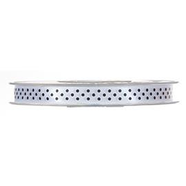 NASTRO POIS RASO 10MM.20MT.WH/BL