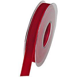 SAMTBAND VELVET 15MM. 6MT.RED