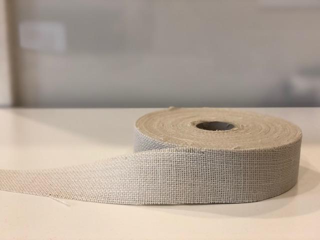 NASTRO JUTA CALCUTTA 5CM.25MT. BIANCO