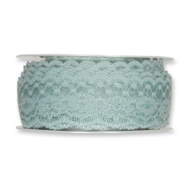 NASTRO LACE FLOWER 37MM. 15MT. SALVIA