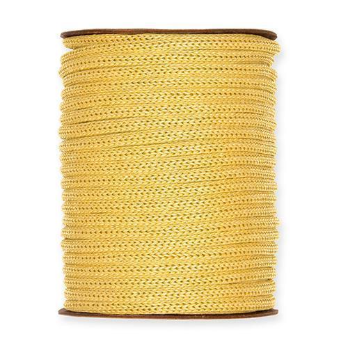 NASTRO FILATO TUBOLARE 4MM.30MT. GIALLO