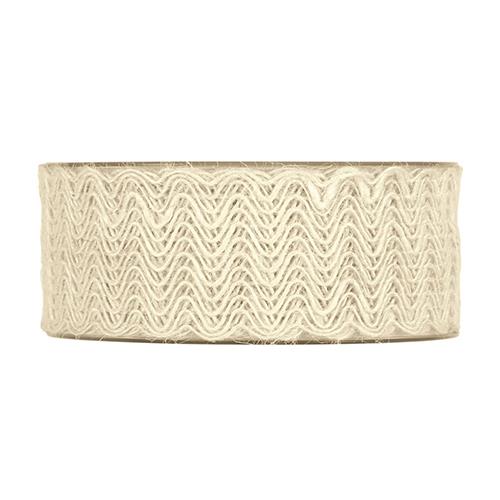 NASTRO JUTA WAVE 40MM.10MT. CREMA
