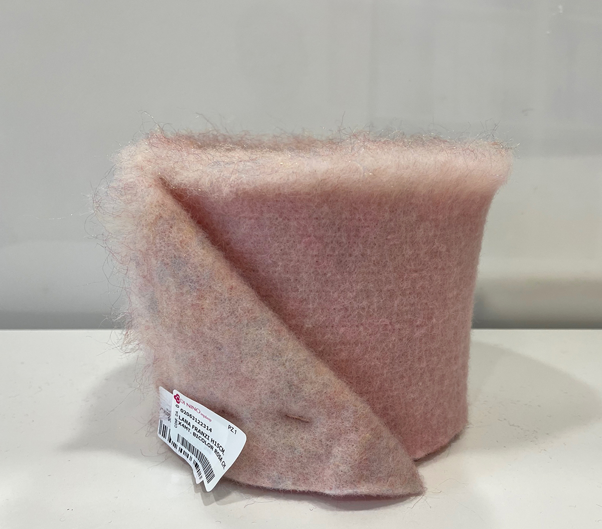 LANA FRANZI H15CM. X4MT. BICOLOR ROSA CH.