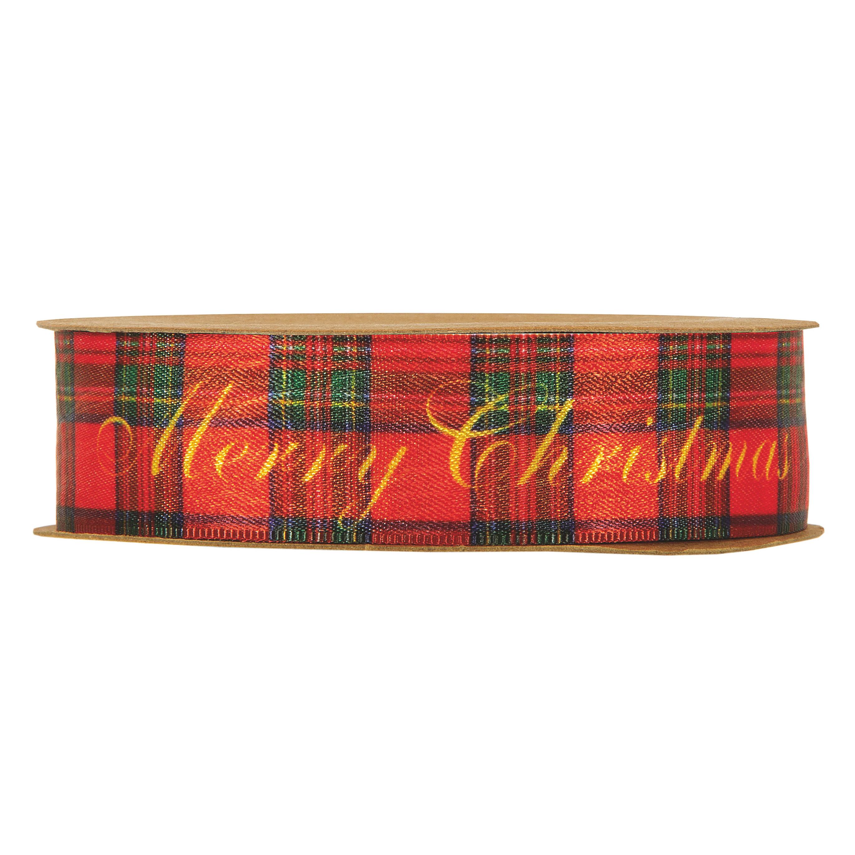 NASTRO MERRY XMAS 25MM 15MT