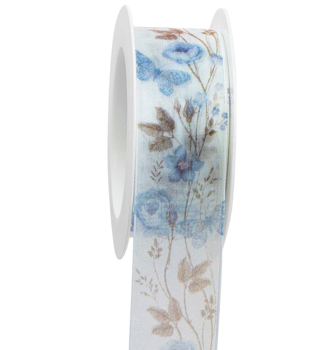 NASTRO ORGANZA SUM. PARADISE 40MM. 15MT. BLUE
