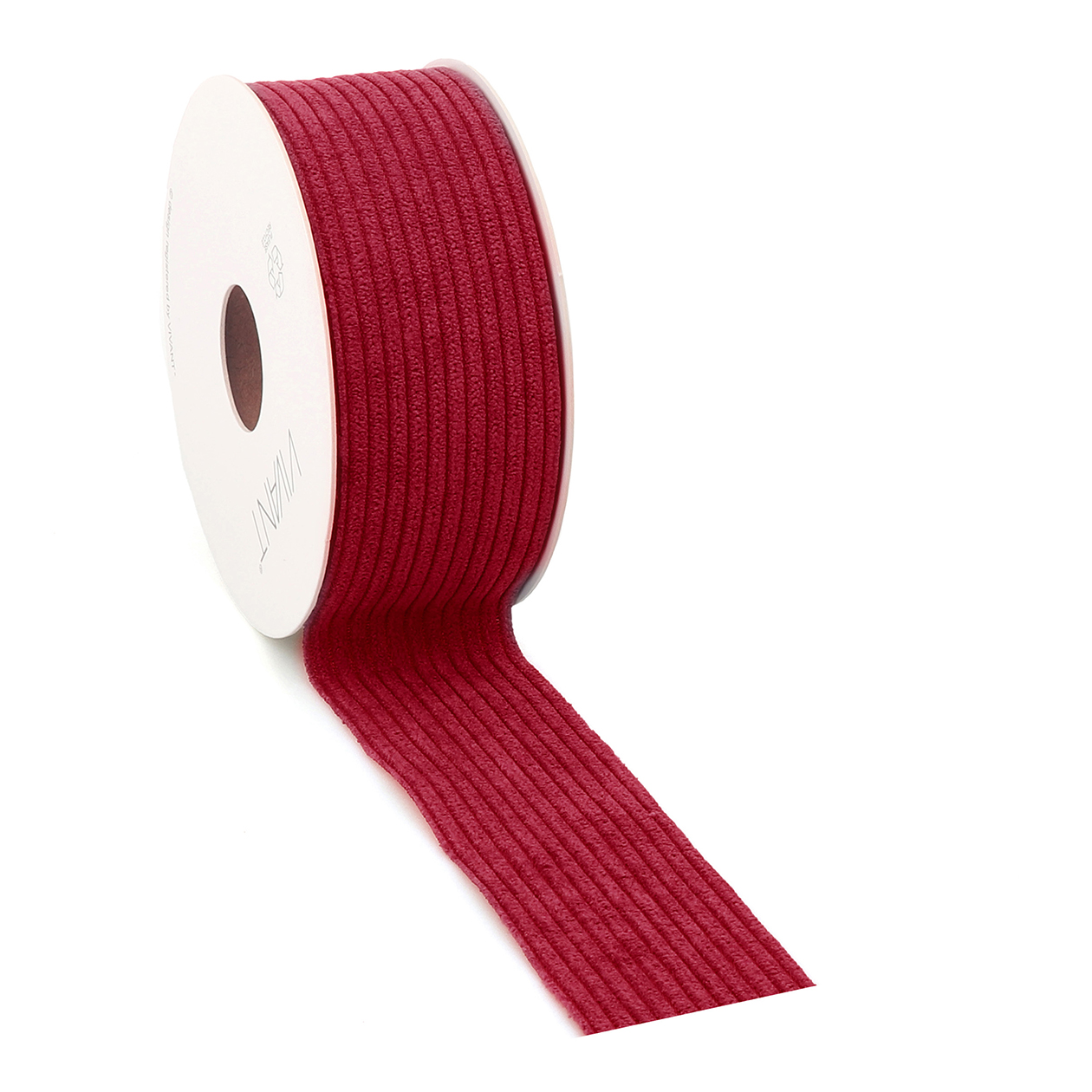 NASTRO CORDUROY 40MM. 8MT. ROSSO