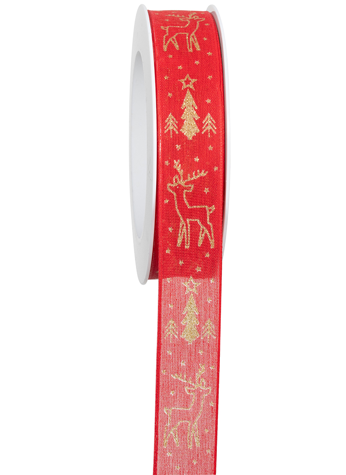 NASTRO RENTIER RACES 25MM. 18MT. ROSSO