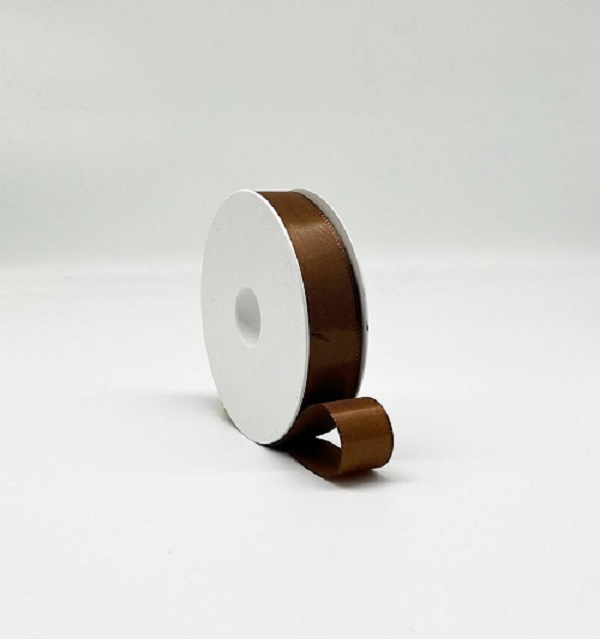 NASTRO TAFFETAS 25MM. 50MT. MARRONE