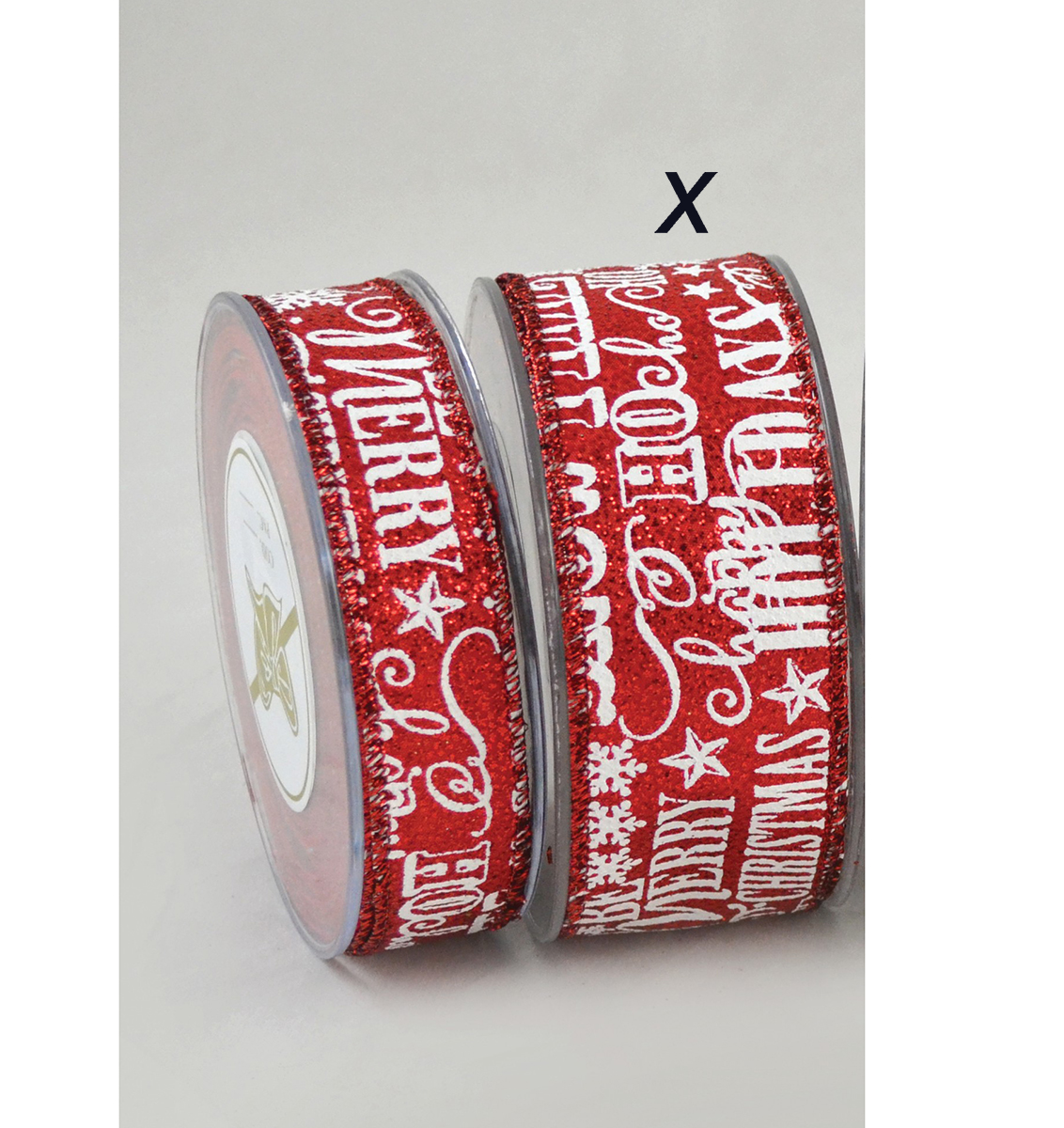 NASTRO SNOW TIME 6,7CM. X9MT. ROSSO