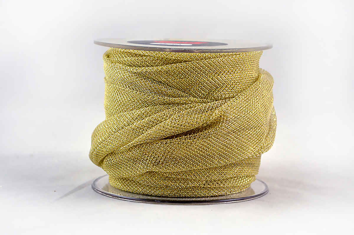 NASTRO METALIC ELASTAN 28CM. X9MT. ORO