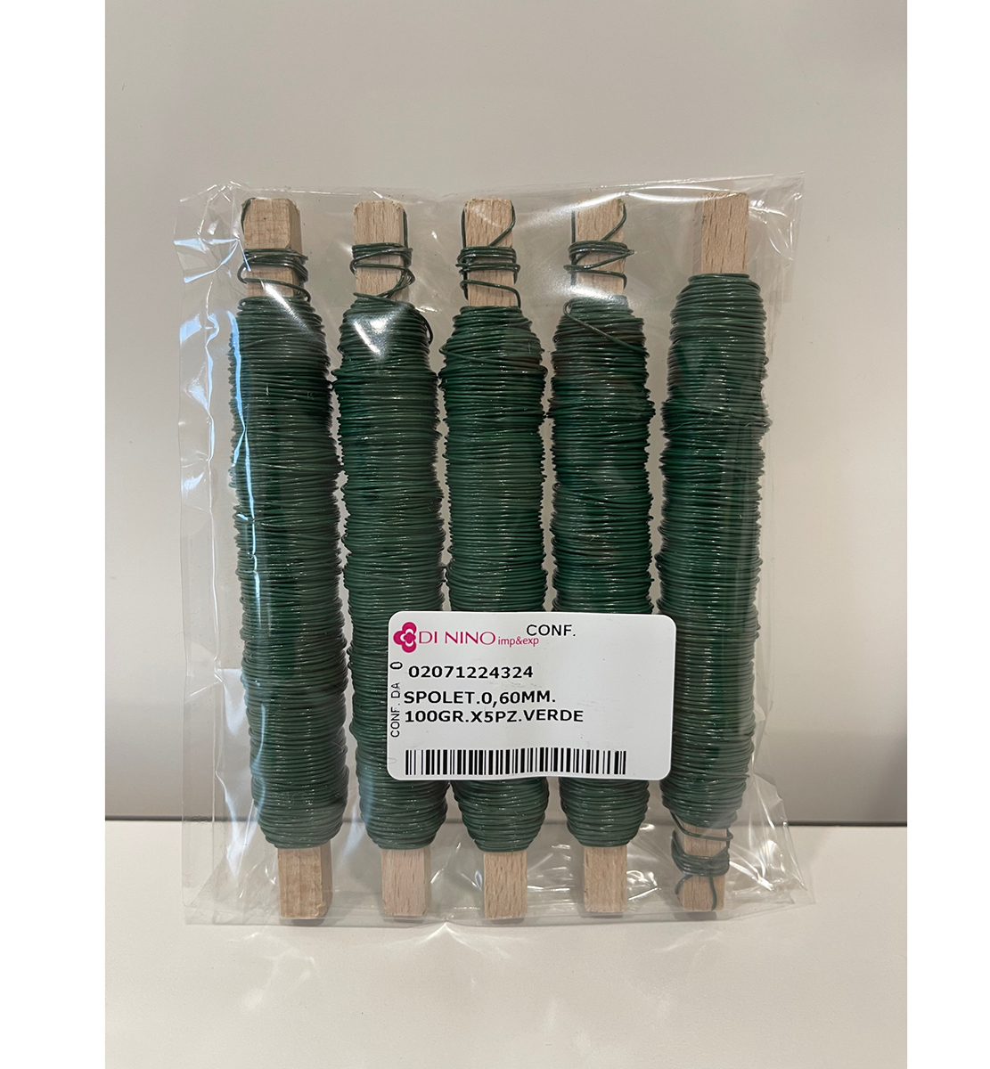 SPOLETTE 0,60MM. 100GR. X5PZ. VERDE