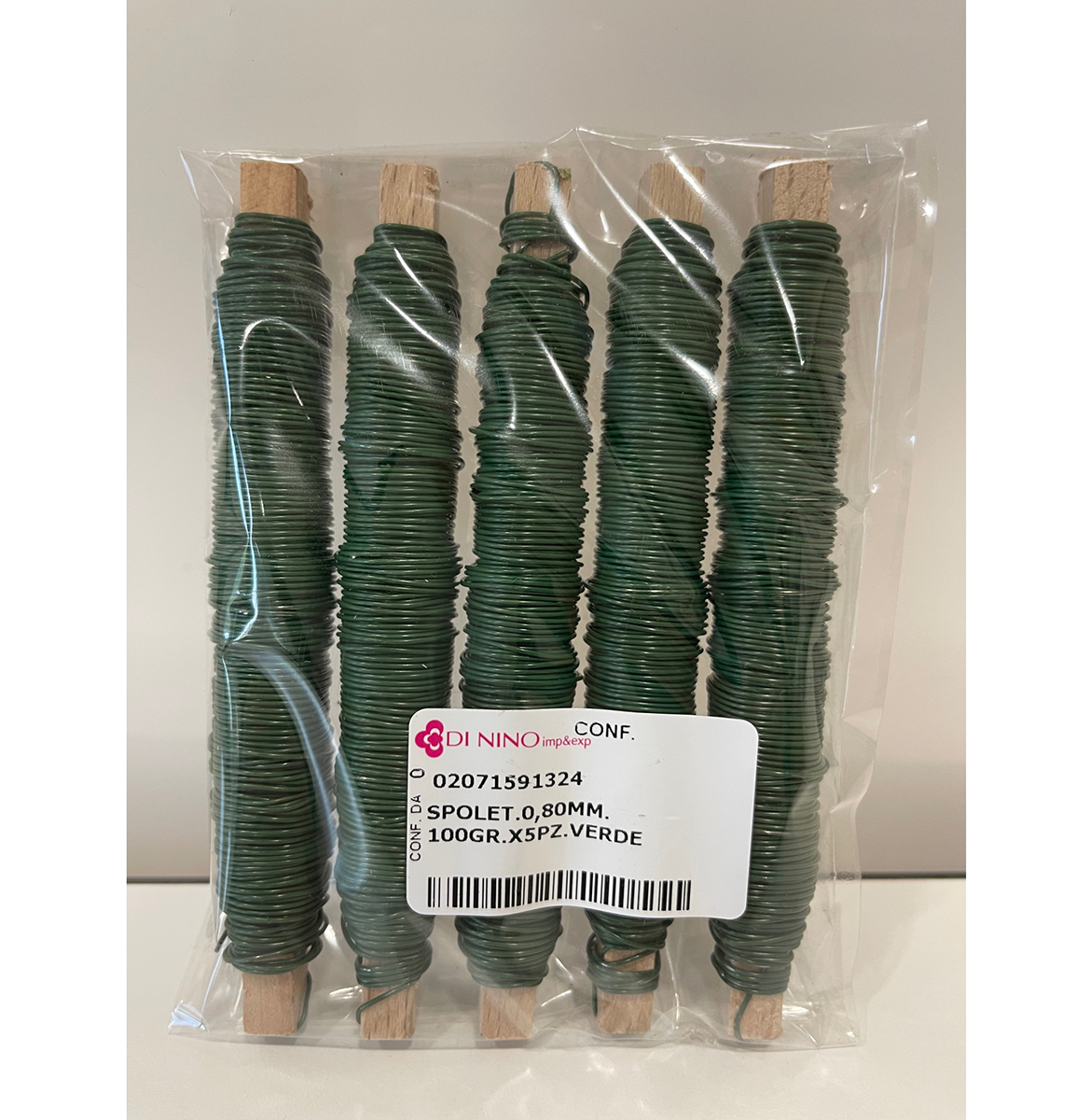 SPOLETTE 0,80MM. 100GR. X5PZ. VERDE