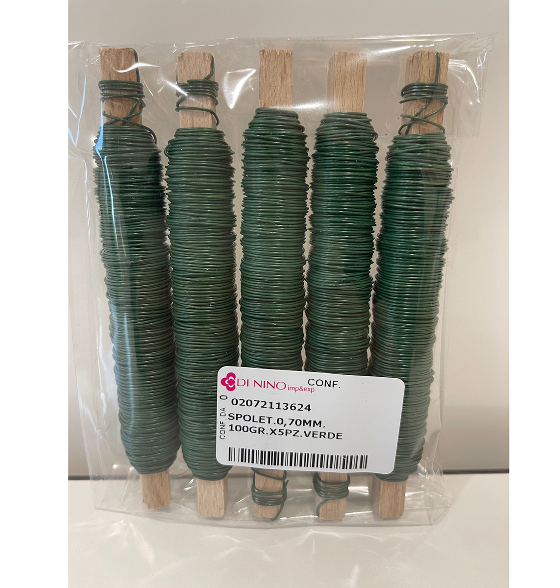 SPOLETTE 0,70MM. 100GR. X5PZ. VERDE