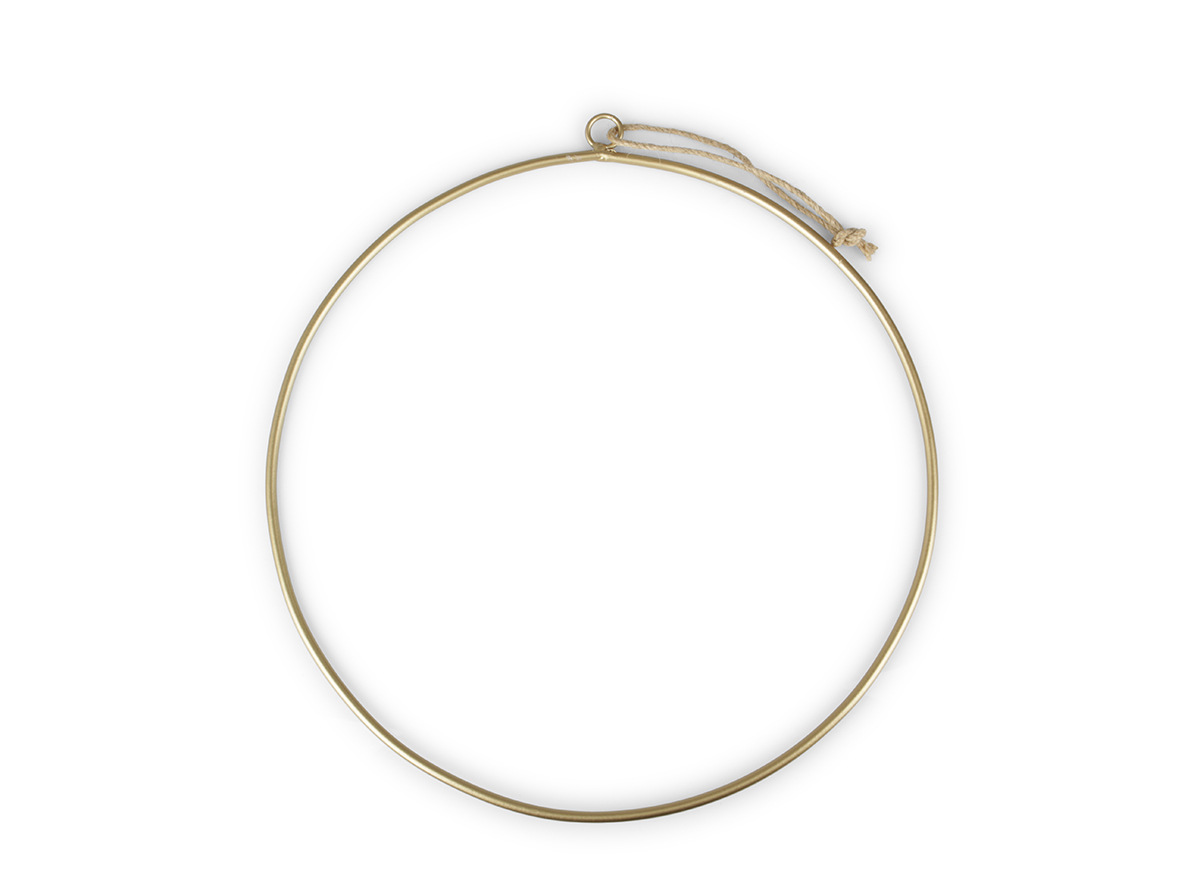 ANELLO MET.DA APPEND. 3PZ. D30CM. ORO