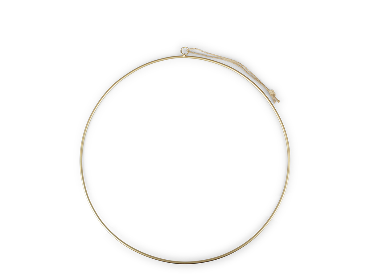 ANELLO MET.DA APPEND. 3PZ. D40CM. ORO