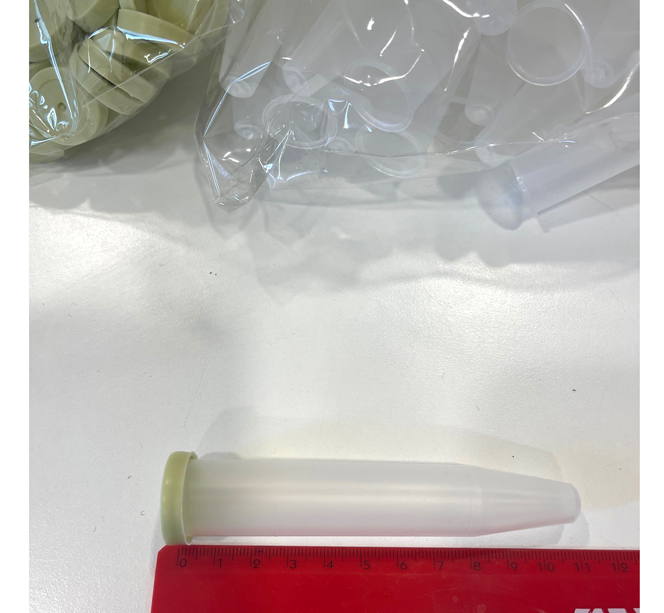 FLOWER TUBES 100PZ. 24CC CAP GREEN