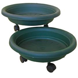PORTAVASO C/RUOTE 38CM.GREEN