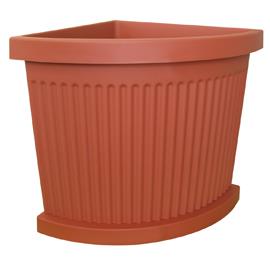 VASO ANGOLARE IONIO 50X50 H53CM.TERRAC