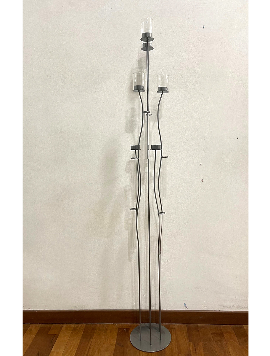 PORTAFIALE E TEALIGHT X12 H.140CM. FIRENZE