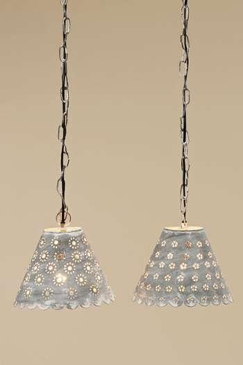 LAMP.DA SOFFITTO FLEUR H84 MET.