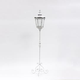 LAMPIONE MET. H168CM. BIANCO