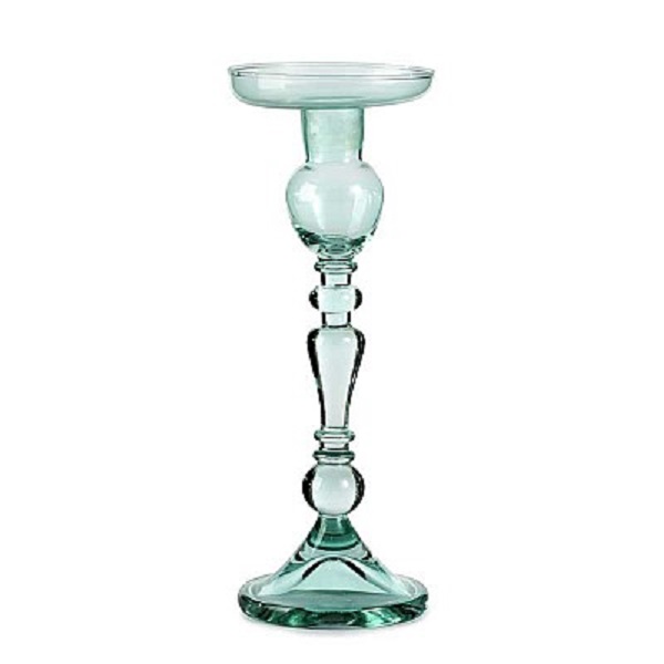 PORTACANDELA VETRO H24 D9CM. TIFFANY