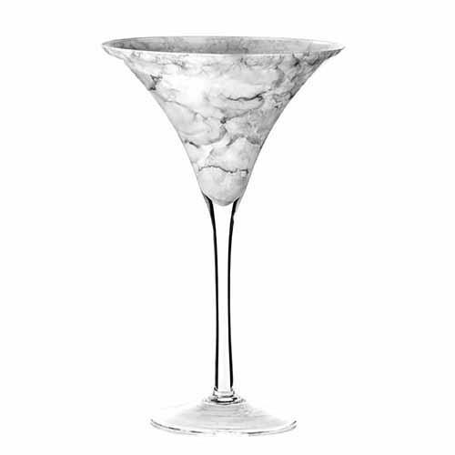 VASO MARTINI H70 D30CM. WEDD.MARBLE GRIGIO