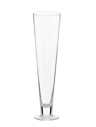 VASO CONO CON PIEDE D13 H70CM.