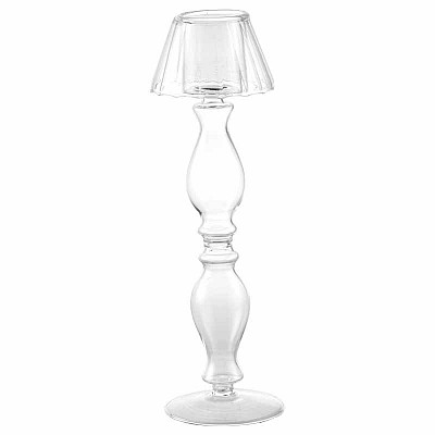 LAMPADA IN VETRO BORISIL. D9 H29CM.