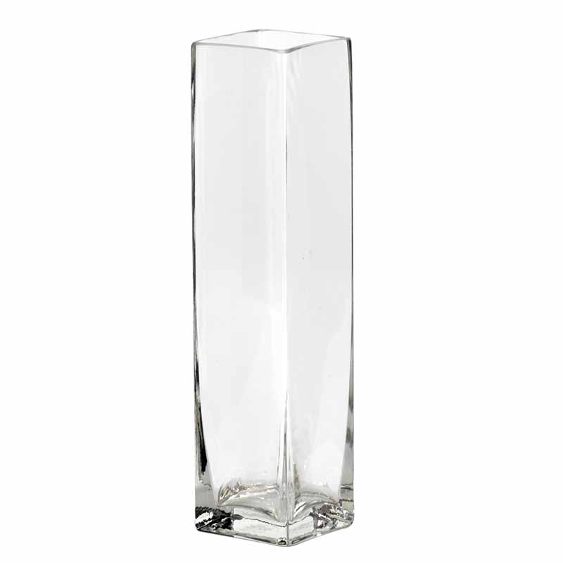 VASO ALTO QUAD. H35 8X8CM.