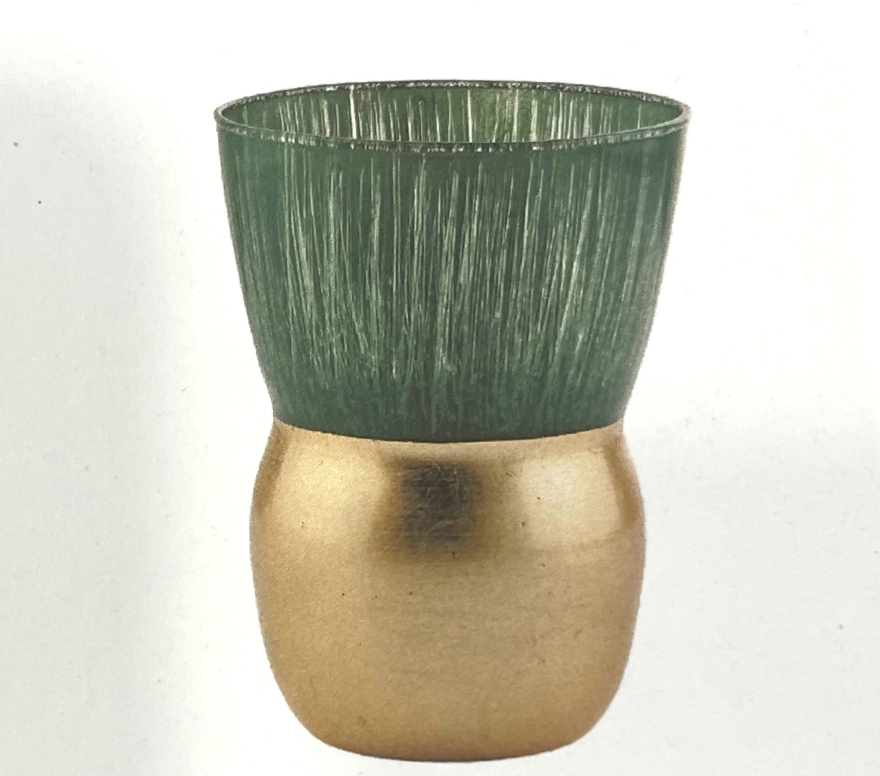 VASO PAY DORATO D14 H18 6PZ TUIA VERDE