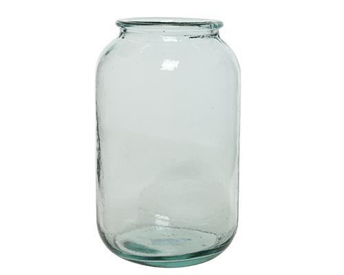 VASO VETRO RECICL. H38 D21CM.