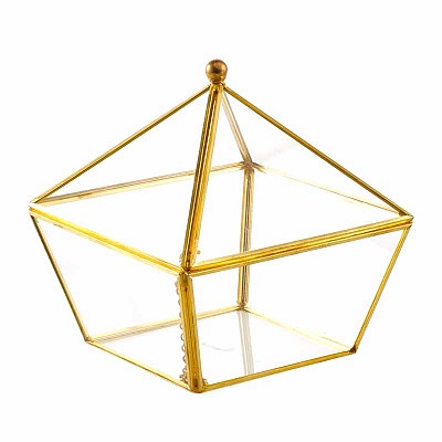 TERRARIUM PIRAMIDE QUADRATA 15X15 16,5CM.