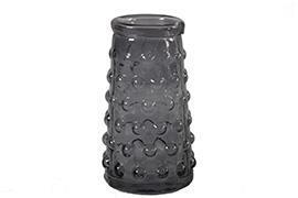 VASE YASMINE H25 D13CM. GREY