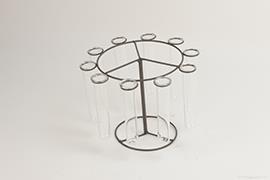 PORTA TUBES 10POSTI MET. H20 D25CM.