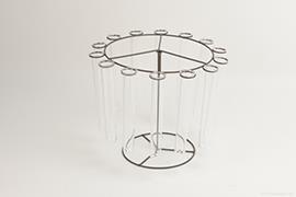 PORTA TUBES 14POSTI MET. H27 D32CM.
