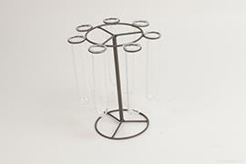 PORTA TUBES 7POSTI MET. H20 D18CM.