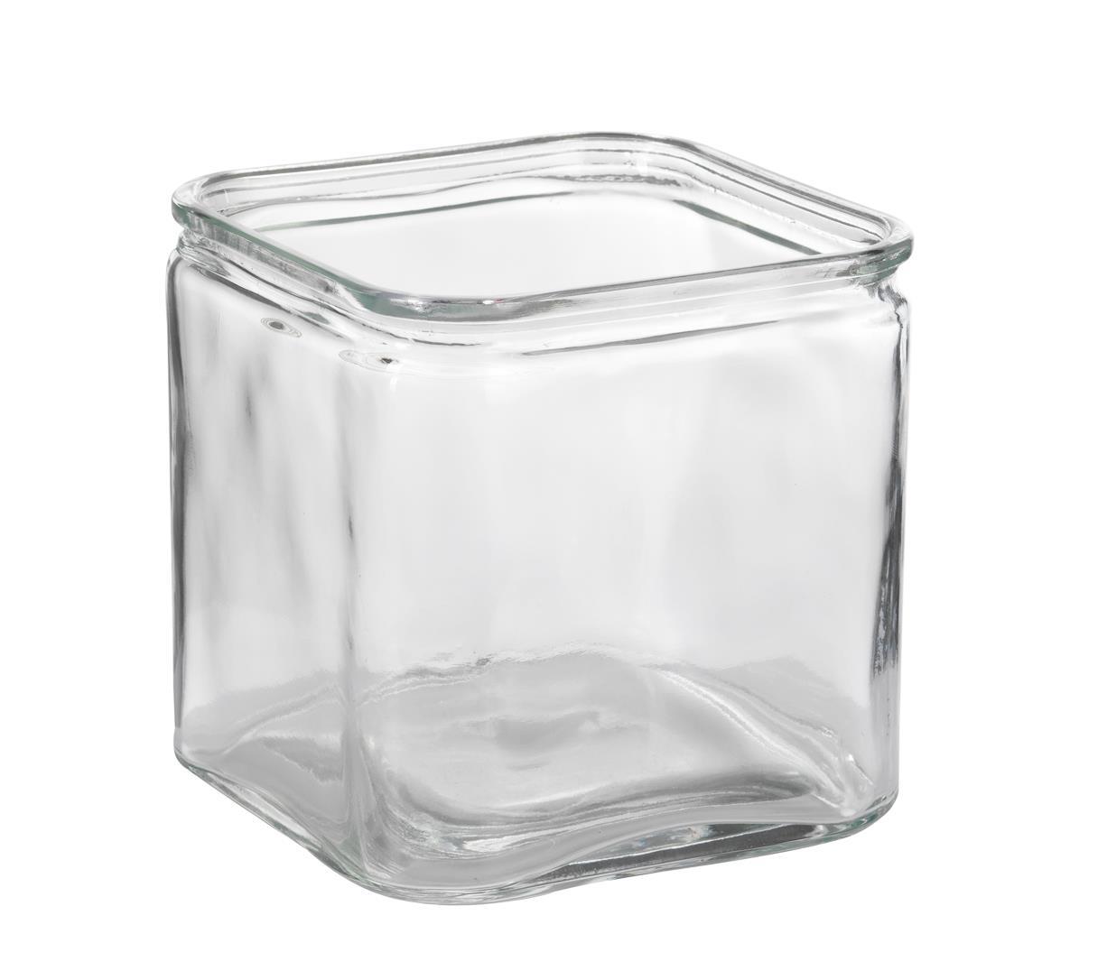 VASO QUADRATO 15X15X15CM.